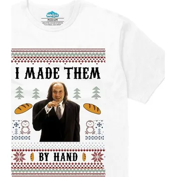 Pánské tričko Pánské tričko Butlerův Recept I made them by hand (Velikost: S, Barva: Bílá)