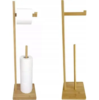 Stojan na toaletní papír bambusový KingHoff