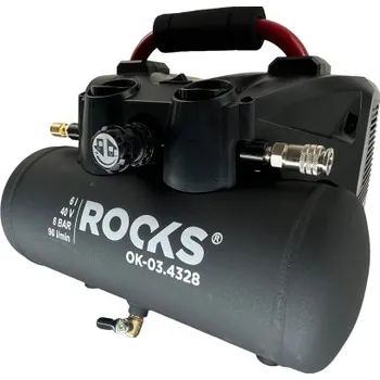 Kompresor 20V AQ-ONE KOMPRESOR 6L - 1 HP - 8 BAR - 40 V, SADA S BATERIÍ 2 X 4 AH