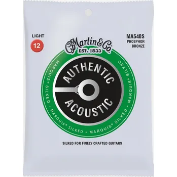 Struna pro kytaru a smyčcový nástroj MARTIN MA540S Authentic Marquis 92/8 Phosphor Bronze Light