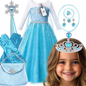 Karnevalový kostým TuTuu Elsa Ledové Království TuTuu 110-116 modrá