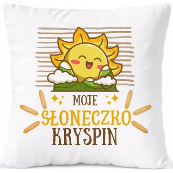 Polštář Dárek Polštář pro Lucjana, syna dítěte s potiskem