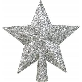 Vánoce Špičky na stromeček Hvězda 14 cm 1 ks