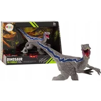 Figurka Dinosaurus Sběratelská figurka Velociraptor Šedý 1ks