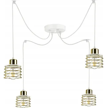 Závěsné svítidlo Lustr Pavouk GLAM Zlatý Chrom Měď