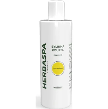 Koupelová pěna HERBASPA nepěnivá bylinná koupel Lemongrass 400 ml