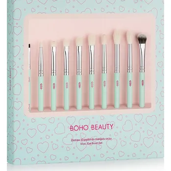 Kosmetický štětec Boho Beauty Love Color Eye Brush Set Sada 10 štětců na líčení očí