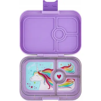 Svačinový box YUMBOX PANINO obědový box, svačinový box pro dítě, Lavande Purple / Unicorn