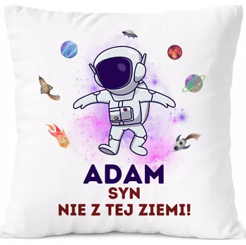 Polštář Dárek Polštář pro Lucjana, syna dítěte s potiskem