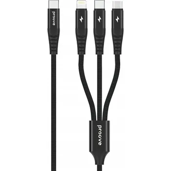 Datový kabel Kabel Proove USB typ C - USB typ C 1 m černý