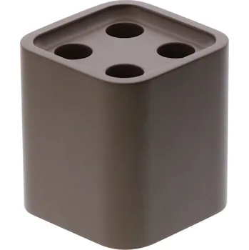 Stojan na deštník Stojan na 4 deštníky se špičkou Compact 3390, polystone, hnědý YAMAZAKI