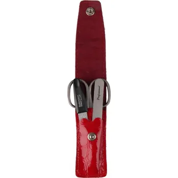 Kapesní manikúru 105-87 Solingen - nejkvalitnější nástroje, červená kroko