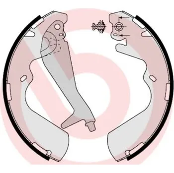 Brzdová čelist Sada brzdových čelistí BREMBO S 30 514