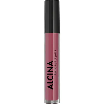 Rtěnka Alcina - Tekutá matná rtěnka s nepřekonatelnou výdrží - Matte Liquid Lipstick – Red grape 1 ks