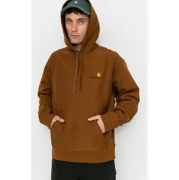 Pánská mikina Carhartt WIP American Script HD (hamilton brown) M, hnědá