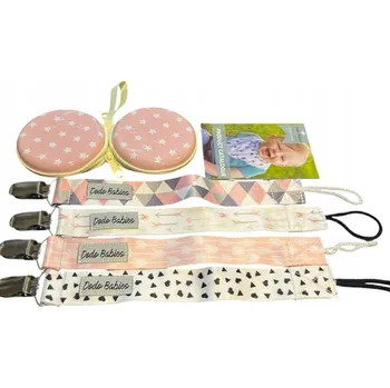 Klip na dudlík Dodo Babies, růžový