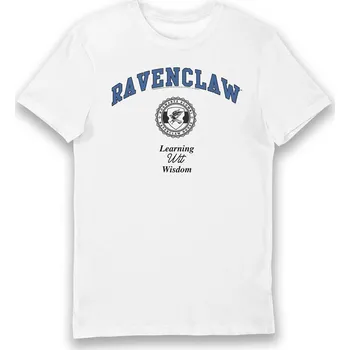Pánské tričko Bioworld Tričko bílé Ravenclaw, Harry Potter Velikost: M