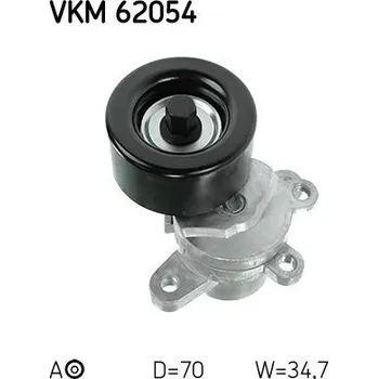 Napínák, žebrovaný klínový řemen SKF VKM 62054