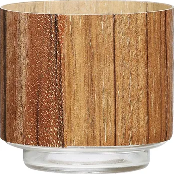 Svícen BOLSIUS Svícen na čajovou svíčku GLOW brown M BOLSIUS