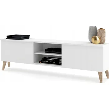 Komoda TV stolek / Komoda Bílý Matný Skandinávský styl 180 cm