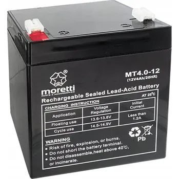 Záložní baterie Akumulátor Moretti UPS MT4.0-12 | NOUZOVÉ SYSTÉMY