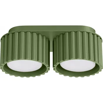 Stropní Svítidlo AURA 2 zelená olivová Gx53