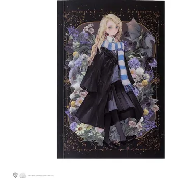 Zápisník Moriarty Art Project Sešit černý s portrétem Lenky Láskorádové, Harry Potter