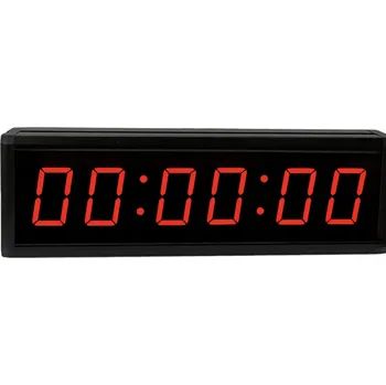 Hodiny LED digitální hodiny 90 x 31 x 4 cm - profesionální průmyslové hodiny