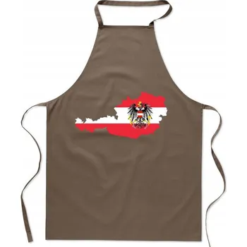 Kuchyňská zástěra KUCHYŇSKÁ ZÁSTĚRA Rakousko Rakouská vlajka Rakouská kuchyně