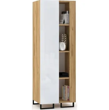 Komoda Vitrína Skříňka Komoda Vysoká Craft Bílá Lesk