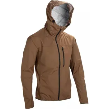Cyklistická bunda LEATT voděodolná bunda - MTB HYDRADRI 2.0 - hnědá