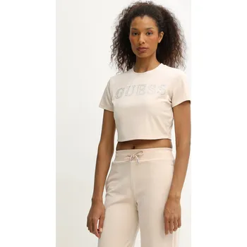 Dětské tričko Guess COUTURE V3BI01.K0232 béžová 80A, vel. XXS