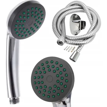 Sprchový set SPRCHOVÁ SOUPRAVA SPRCHOVÝ SET sprchová hlavice, hadice a držákem tryska - Chrom