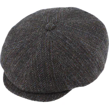 Čepice Fiebig - Headwear since 1903 Hatteras Šedá S