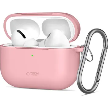Příslušenství pro sluchátka KRYT TECH-PROTECT SILICONE HOOK APPLE AIRPODS PRO 3 DUSTY PINK