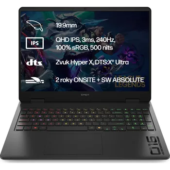 Notebook OMEN Slim 16-an0002nc Shadow Black C2JJ6EA#BCM