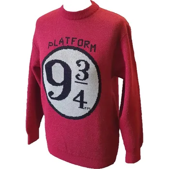 Dámský svetr Lochaven Svetr červený Nástupiště 9¾, Harry Potter Velikost: L