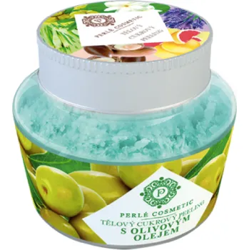 Tělový peeling Cukrový peeling PERLÉ OLIVOVÝ OLEJ 200 g