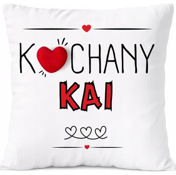 Polštář Polštář pro bratra jako Dárek s potiskem bílý PoliDraw