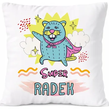 Polštář Dárek Polštář pro syna Alberta s potiskem