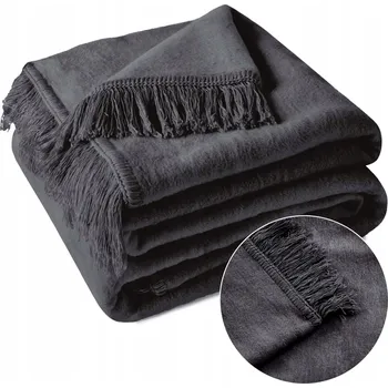 Prostěradlo Bavlněná deka Cotton Cloud bavlna 150 cm x 200 cm šedá