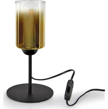 Lampička Stolní lampa Luxolar 842 černá, žlutá 60 W