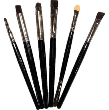 Kosmetický štětec Sada štětců na oční stíny 6ks Varianta: Černá Nové