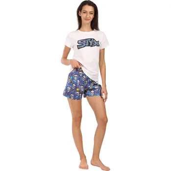 Dámské pyžamo Dámské pyžamo Styx lebky (PKD1856) XL Možnost vrácení zboží ZDARMA do 120 dnů!