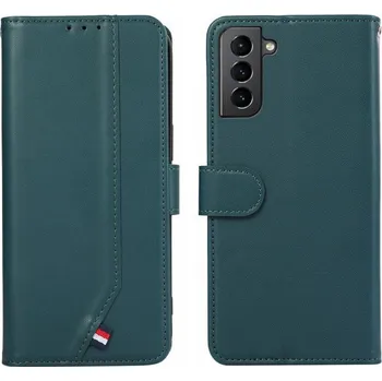 Pouzdro na mobilní telefon ABEEL 123377 ABEEL DELICATE Peněženkový obal Samsung Galaxy S21 5G zelený
