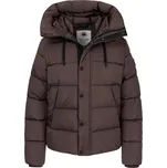 PitBull West Coast - dámská zimní bunda AMALIA tmavě čokoládová S