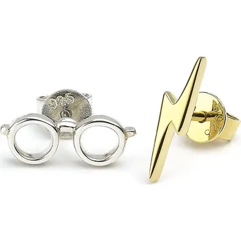 Náušnice The Carat Shop Náušnice stříbrné Blesk a brýle, Harry Potter