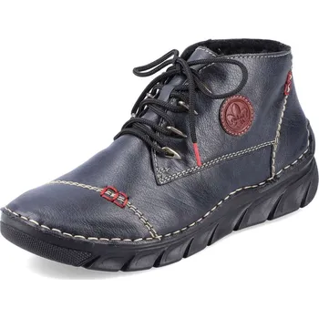 Dámské kozačky Dámská kotníková obuv RIEKER 55002-14 modrá W5 41