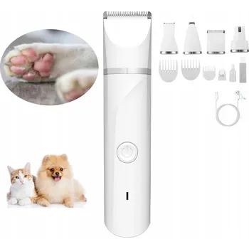 Obraz STROJEK ZASTŘIHOVAČ NA STŘÍHÁNÍ ZVÍŘAT PES KOČKA DOBŘE STŘÍHÁ TICHÝ SADA