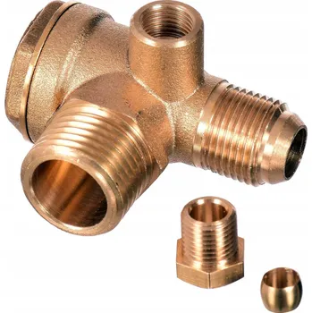 Ventil ZPĚTNÝ VENTIL PRO KOMPRESOR 1/2"V X 3/8"V 20 BAR PNEUMATICKÝ